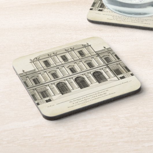 Theaterstil-Fassade von Colen Campbell Untersetzer (Linke Seite)