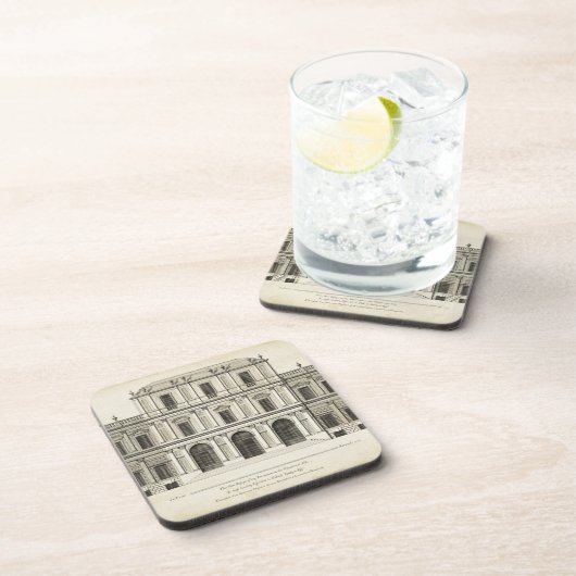 Theaterstil-Fassade von Colen Campbell Untersetzer (Rechte Seite)