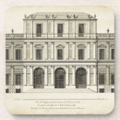 Theaterstil-Fassade von Colen Campbell Untersetzer (Vorderseite)