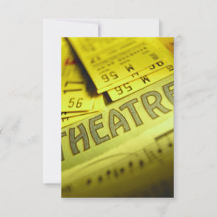 Theaterstück Musik & Tickets Einladung