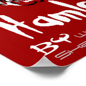 Theaterstück Poster Hamlet von William Shakespeare (Ecke)