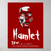 Theaterstück Poster Hamlet von William Shakespeare (Vorne)