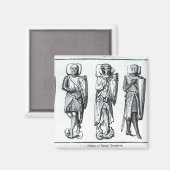 Theaterstücke von Tempelrittern Magnet (Vorderseite/Rückseite)