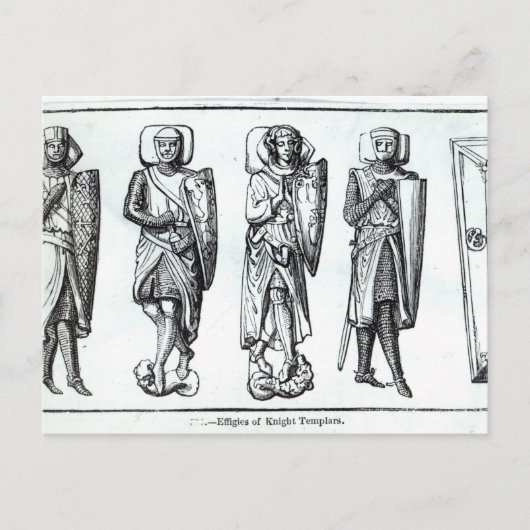 Theaterstücke von Tempelrittern Postkarte (Vorderseite)
