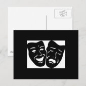 Theatersymbol Postkarte (Vorne/Hinten)