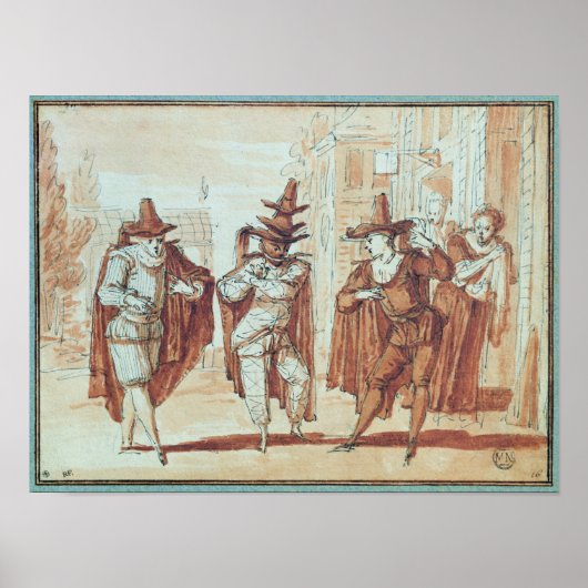 Theaterszene Poster (Vorne)