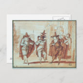 Theaterszene Postkarte (Vorne/Hinten)