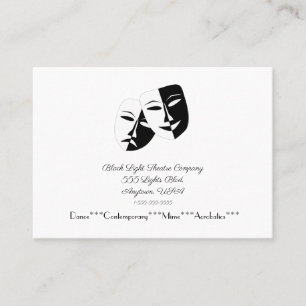Theatertanzgesellschaft Business Card Visitenkarte