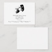 Theatertanzgesellschaft Business Card Visitenkarte (Vorne/Hinten)