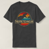 Theatertechniker Dinosaurier T-Shirt (Design vorne)
