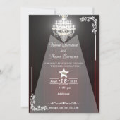 Theatervorhang Einladung (Vorderseite)