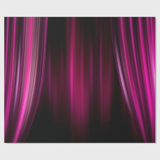 Theatervorhang Geschenkpapier (Flach)