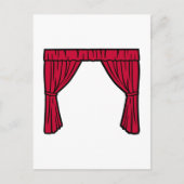 Theatervorhang Postkarte (Vorderseite)