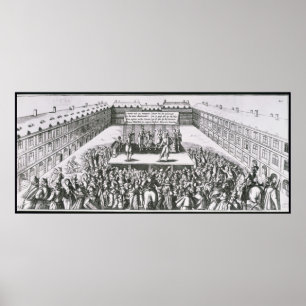 Theatervorstellung im Freienmit Antoine Poster