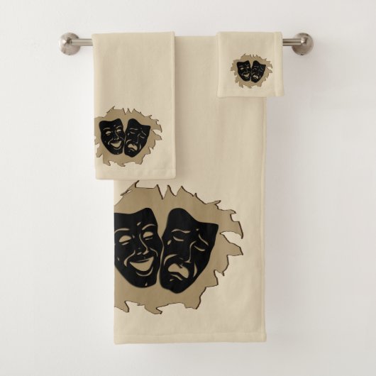 Theather Masks Badhandtuch Set (Insitu)