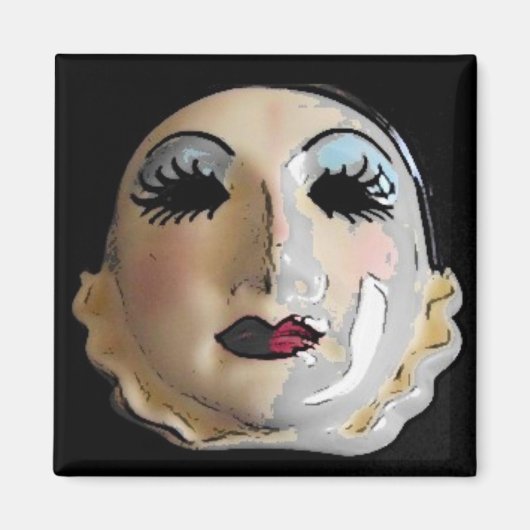 Theatrale Mask Magnet (Vorne)