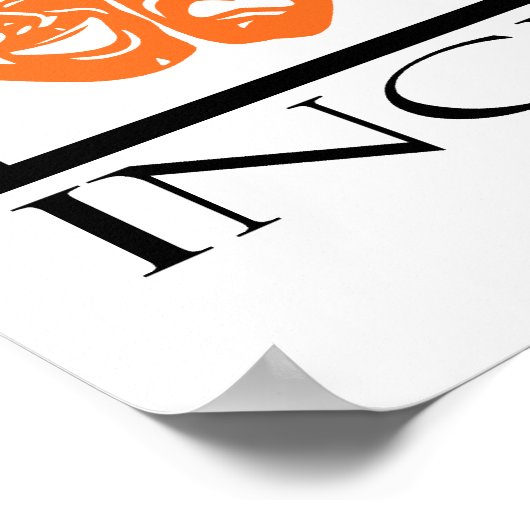 theatralisch eingefasst poster (Ecke)