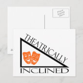 theatralisch eingefasst postkarte (Vorne/Hinten)
