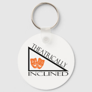 theatralisch eingefasst schlüsselanhänger