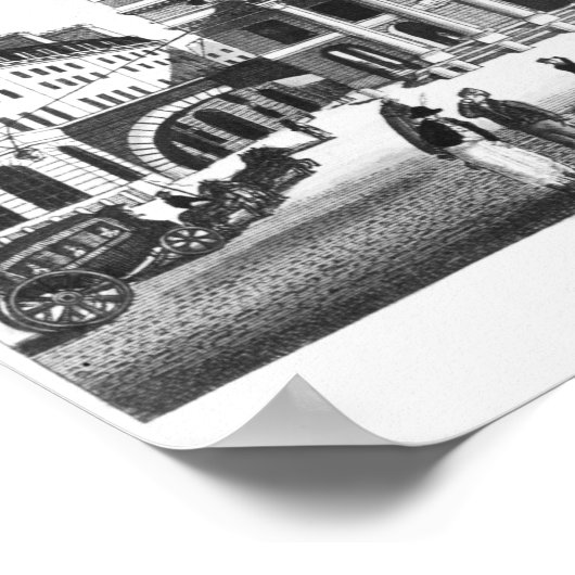 Theatre de l'Odeon, c.1830 Poster (Ecke)