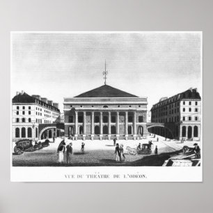 Theatre de l'Odeon, c.1830 Poster