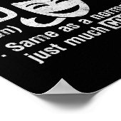 Theatre Kid Definition Lover Actor Musical Theater Poster (Ecke)