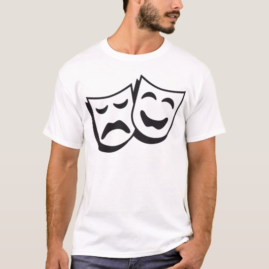 theatre mask T-Shirt (Vorderseite)