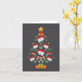 Theatre Masks Drama Actor Actress Christmas Tree X Karte (Gelbe Blume)