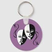 Theatre Masks Keychain Schlüsselanhänger (Vorderseite)