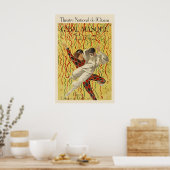 Theatre National de l'Opera Grand Masquerade Ball Poster (Küche)