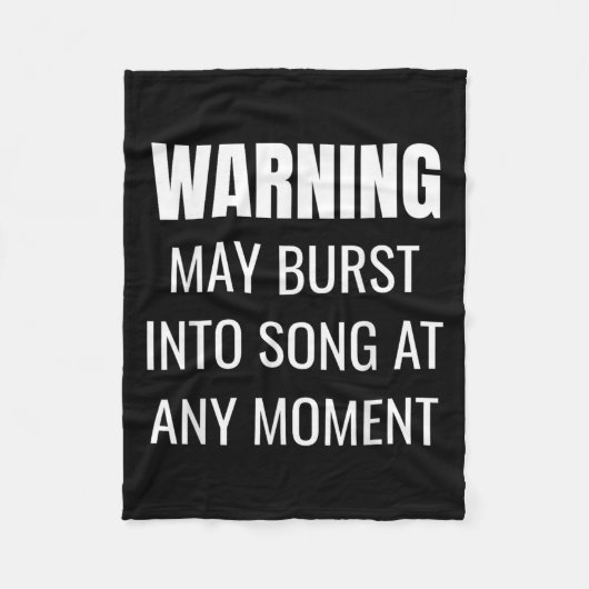 Theatre Quote - Musical Theater Teacher - Drama St Fleecedecke (Vorderseite)