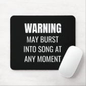 Theatre Quote - Musical Theater Teacher - Drama St Mousepad (Mit Mouse)