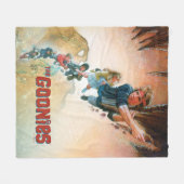 Theatrische Kunst in der Goonies Höhle Fleecedecke (Vorderseite (Horizontal))