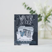 Theatrische Postkarte "Winter Slides" (Stehend Vorderseite)