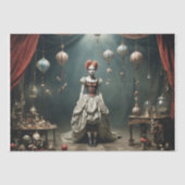 Theatrisches Chaos des Absurden - Enttäuschung" Seidenpapier (Vorderseite)