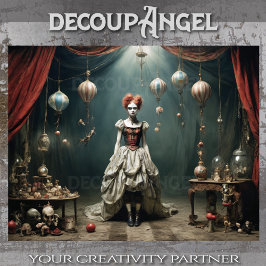 Theatrisches Chaos des Absurden - Enttäuschung" Seidenpapier