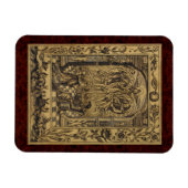 Theatrum Chemicum: Alchemy Illustration 1652 Magnet (Horizontal)
