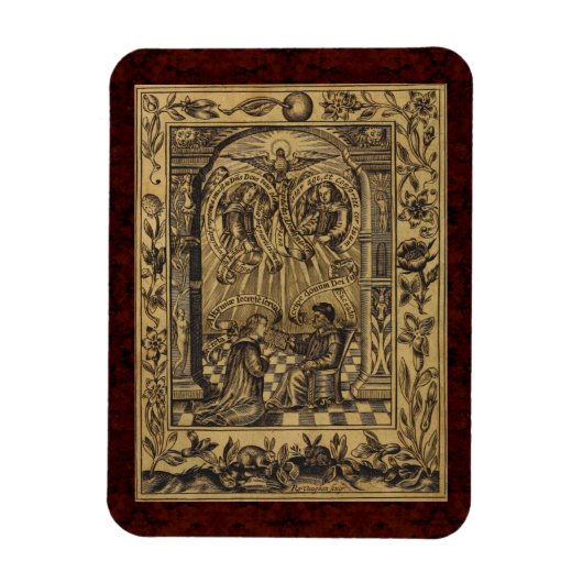 Theatrum Chemicum: Alchemy Illustration 1652 Magnet (Vertikal)