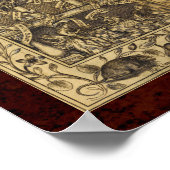 Theatrum Chemicum: Alchemy Illustration 1652 Poster (Ecke)