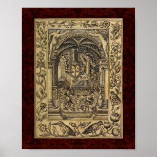 Theatrum Chemicum: Alchemy Illustration 1652 Poster