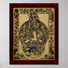 Theatrum Chemicum: Alchemy Illustration 1652 Poster