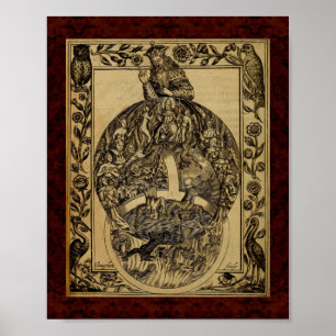 Theatrum Chemicum: Alchemy Illustration 1652 Poster