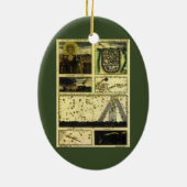 Theatrum Cometicum Comets von Stanislaw Lubienieck Keramik Ornament (Hinten)