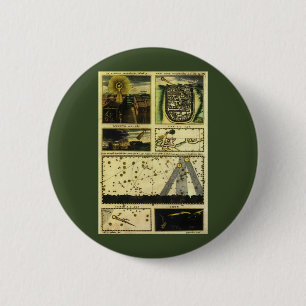 Theatrum Cometicum Kometen von Stanislaw Lubieniec Button