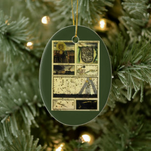 Theatrum Cometicum Kometen von Stanislaw Lubieniec Keramik Ornament