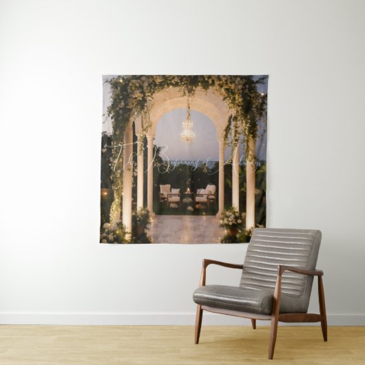 #TheBeginning ofAlwaysTapestry Wandteppich (Beispiel)