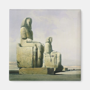 Thebes am 4. Dezember 1838 Detail der Kolosse O Magnet