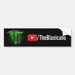 TheBlaxicano URL/Logo - Autoaufkleber