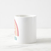 Thecla Vintag Boho Rainbow Kaffeetasse (Mittel)