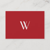 TheColorWheel indisches Rot-mollige Visitenkarte (Rückseite)